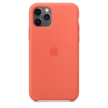 Чехол Apple iPhone 11 Pro Max Silicone Case - Clementine/Orange (MX022)